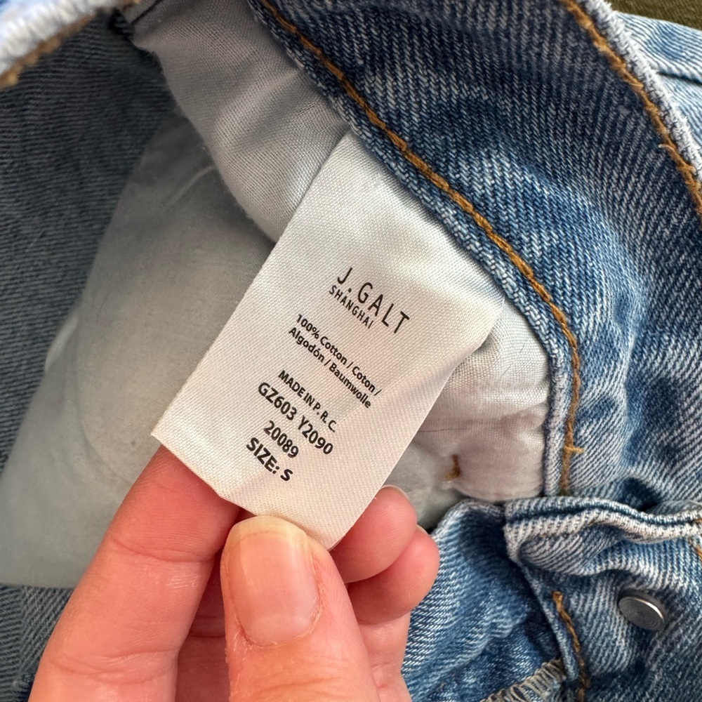 **SOLD**Brandy Melville Denim Mini Skirt - Picture 4 of 4